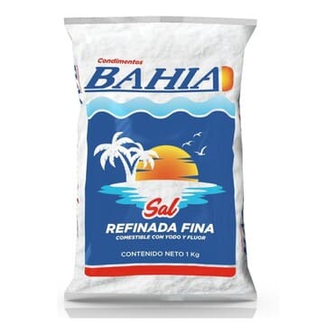 Sal refinada - Bahía Paquete 1 kg