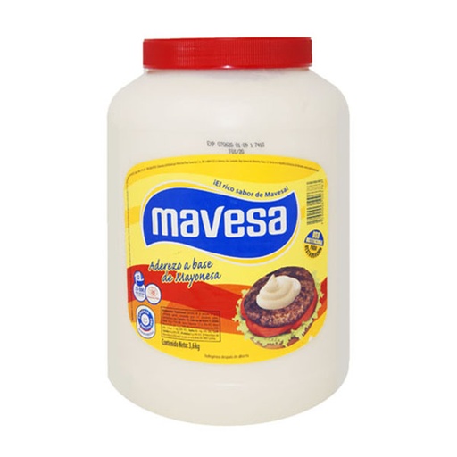 Aderezo de mayonesa - Mavesa Envase 3.6 kg