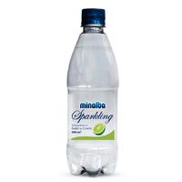 Agua saborizada limón - Minalba Sparkling PET 500 ml