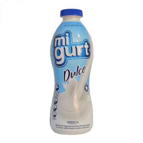 Yogurt Dulce - Migurt Botella 750 gr